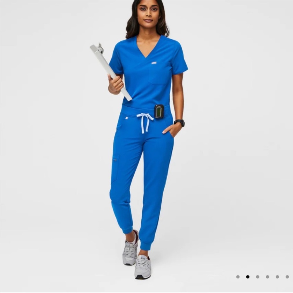 FIGS royal blue set of 2 scrubs